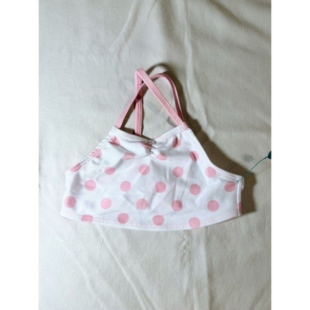 Disney Baby Girl Top Piece White and Pink‎ Bathing Suit Minnie Mouse 12 Months